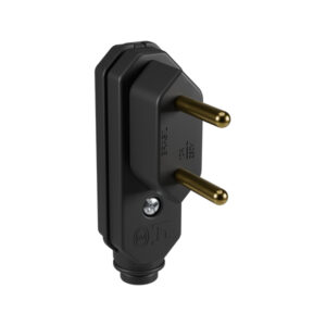 23269 Plugue Vertical Slim 2P preto