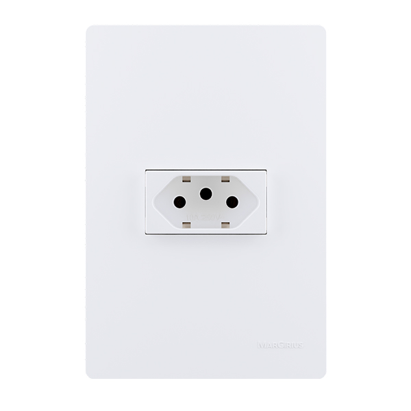 22163 Tomada 2P+T 10A 250V~